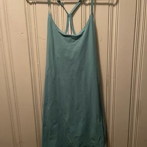 Turquoise outdoor voices exercise dress